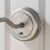 Kinkiet metalowy srebrny ze szklanym kloszem 91739 z serii Hansen - Endon Lighting