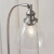 Lampa stołowa metalowa srebrna ze szklanym kloszem 91740 z serii Hansen - Endon Lighting