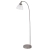 Lampa podłogowa metalowa srebrna z szklanym kloszem 91741 z serii Hansen - Endon Lighting