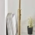 Lampa podłogowa mosiężna z marmurową podstawą 91744 z serii Otto - Endon Lighting