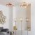Plafon metalowy złoto-miedziany 6-punktowy 91935 z serii HOOP - Endon Lighting