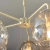 Lampa wisząca złota 5-punktowa z szklanymi kloszami 91969 z serii Dimple - Endon Lighting