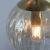 Lampa wisząca mosiężna 3-punktowa szklana 91971 z serii Dimple - Endon Lighting
