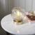 Lampa stołowa szklana złota okrągła 91973 z serii Dimple - Endon Lighting