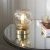 Lampa stołowa szklana złota okrągła 91973 z serii Dimple - Endon Lighting