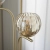 Lampa podłogowa złota metalowa 3-punktowa 91974 z serii Dimple - Endon Lighting