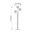 Lampa podłogowa złota metalowa 3-punktowa 91974 z serii Dimple - Endon Lighting