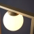 Lampa podłogowa złota metalowa 3-punktowa 92494 z serii Teo - Endon Lighting