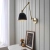 Kinkiet metalowy mosiężny z czarnym kloszem 93142 z serii Lehal - Endon Lighting
