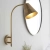 Kinkiet metalowy mosiężny 1-punktowy 93144 z serii Radha - Endon Lighting