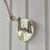 Kinkiet metalowy czarno-srebrny regulowany 93431 z serii Lehal - Endon Lighting