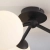 Lampa sufitowa łazienkowa czarna 3-punktowa 93489 z serii Pulsa - Endon Lighting