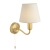 Kinkiet łazienkowy mosiężny z beżowym abażurem 93852 z serii Conway - Endon Lighting