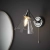 Kinkiet łazienkowy chromowany szklany IP44 93853 z serii Faraday - Endon Lighting