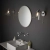 Kinkiet łazienkowy chromowany szklany IP44 93853 z serii Faraday - Endon Lighting