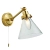 Kinkiet łazienkowy złoty szklany IP44 93854 z serii FARADAY - Endon Lighting