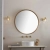 Kinkiet łazienkowy złoty szklany IP44 93854 z serii FARADAY - Endon Lighting