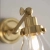 Kinkiet łazienkowy złoty szklany IP44 93854 z serii FARADAY - Endon Lighting