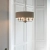 Lampa wisząca 6-punktowa chromowana z lnianym abażurem 94357 z serii Highclere - Endon Lighting