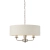 Lampa wisząca 3-punktowa z tkaniny i chromu 94361 z serii Highclere - Endon Lighting