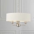 Lampa wisząca 3-punktowa z tkaniny i chromu 94361 z serii Highclere - Endon Lighting