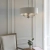 Lampa wisząca 3-punktowa z tkaniny i chromu 94361 z serii Highclere - Endon Lighting