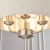 Lampa stołowa metalowa beżowa 3-punktowa 94369 z serii Highclere - Endon Lighting