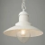 Lampa wisząca metalowa biała 33cm 94371 z serii Polperro - Endon Lighting