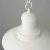 Lampa wisząca metalowa biała 33cm 94371 z serii Polperro - Endon Lighting
