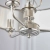 Lampa wisząca szara z tkaniny chromowana 3-punktowa 94377 z serii Highclere - Endon Lighting