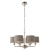 Lampa wisząca 6-punktowa szara z tkaniny i metalu 94381 z serii Highclere - Endon Lighting