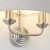 Kinkiet dwupunktowy szary z tkaniny i metalu 94403 z serii Highclere - Endon Lighting