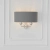 Kinkiet dwupunktowy szary z tkaniny i metalu 94406 z serii Highclere - Endon Lighting