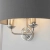 Kinkiet dwupunktowy szary z tkaniny i metalu 94406 z serii Highclere - Endon Lighting