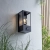 Kinkiet zewnętrzny czarny metalowy z czujnikiem ruchu 94995 z serii OXFORD - Endon Lighting
