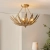 Lampa sufitowa złota metalowa 3-punktowa 95039 z serii Delphine - Endon Lighting