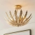 Lampa sufitowa złota metalowa 3-punktowa 95039 z serii Delphine - Endon Lighting
