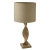 Lampa stołowa brązowa z tkaninowym abażurem 95455 z serii Abia - Endon Lighting