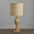 Lampa stołowa brązowa z tkaninowym abażurem 95455 z serii Abia - Endon Lighting