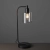 Lampa stołowa czarna metalowa ze szklanym kloszem 95457 z serii Toledo - Endon Lighting