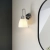 Kinkiet łazienkowy chromowany z białym kloszem 95506 z serii Piper - Endon Lighting