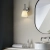 Kinkiet łazienkowy chromowany z białym kloszem 95506 z serii Piper - Endon Lighting