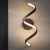 Kinkiet LED czarny spiralny 45cm 95601 z serii ASTRAL - Endon Lighting