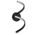 Kinkiet LED czarny spiralny 45cm 95601 z serii ASTRAL - Endon Lighting