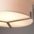 Lampa wisząca beżowa z tkaniny 3-punktowa 95834 z serii HAYFIELD - Endon Lighting