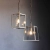 Lampa wisząca mosiężna szklana 1-punktowa 95835 z serii HURST - Endon Lighting
