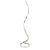 Lampa podłogowa LED srebrna spiralna 121cm 95843 z serii Aria - Endon Lighting