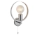 Kinkiet chromowany okrągły z włącznikiem sznurkowym 96002 z serii Merola - Endon Lighting