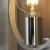Kinkiet chromowany okrągły z włącznikiem sznurkowym 96002 z serii Merola - Endon Lighting