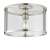 Plafon szklany srebrny okrągły 31cm 96150 z serii Hopton - Endon Lighting